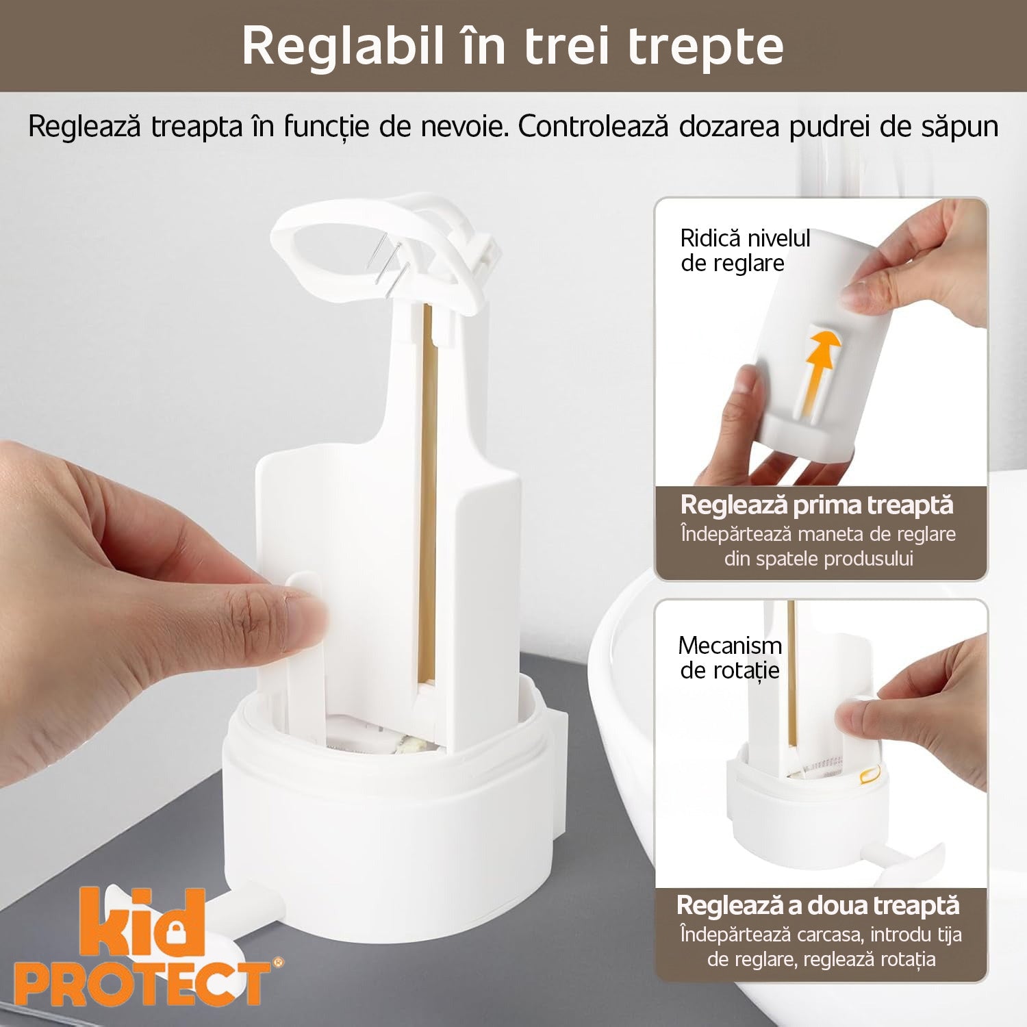 Dozator Pentru Sapun Solid KD Home SolidFlow Dozator Pentru Sapun Solid KD Home SolidFlow